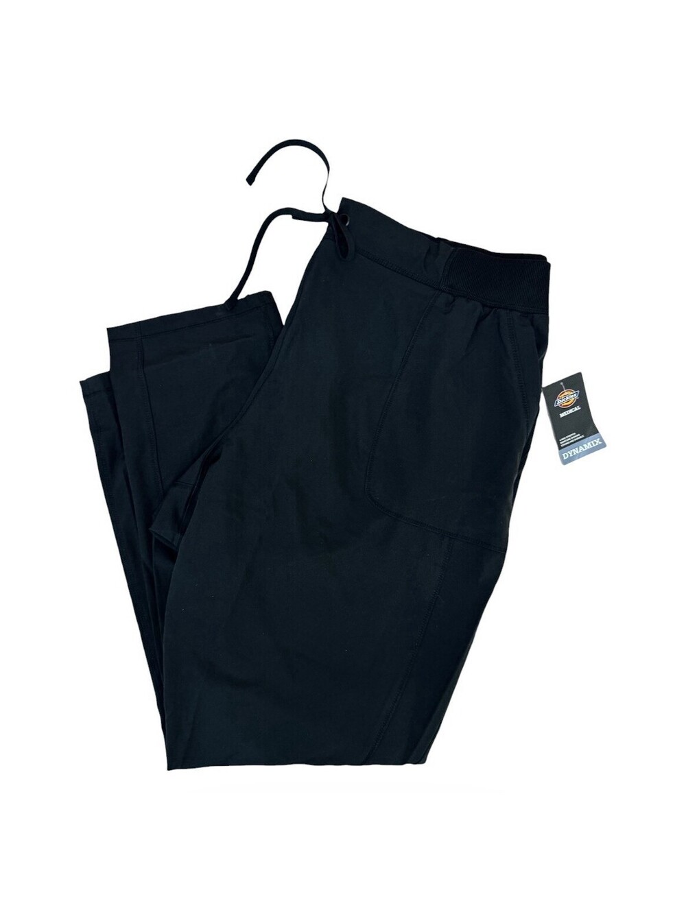 (RF) NWT Dickies Dynamix Scrub Pants Mens 2XL Black Athletic Fit Cargo WW190